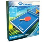 Mini-table de tennis de table, kit, bleu