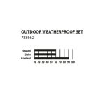 Kit de tennis de table Outdoor Weatherproof