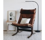 Lampadaire à LED pirro, dimmable, blanc