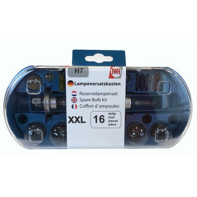 Coffret d'ampoules de rechange de voiture H7, 16 pièces