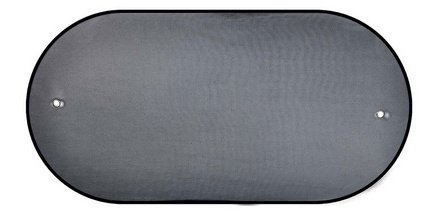 Rear window sunshade for car, black
