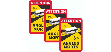 Autocollant Angles morts, 3 pièces