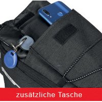 Sac isotherme pour porte-bagages de vélo, noir