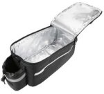 Sac isotherme pour porte-bagages de vélo, noir