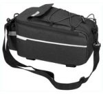 Sac isotherme pour porte-bagages de vélo, noir