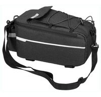 Sac isotherme pour porte-bagages de vélo, noir