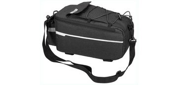 Sac isotherme pour porte-bagages de vélo, noir