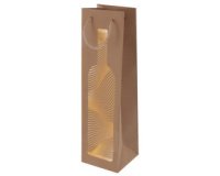 Sac cadeau pour bouteille 'Golden bottle'