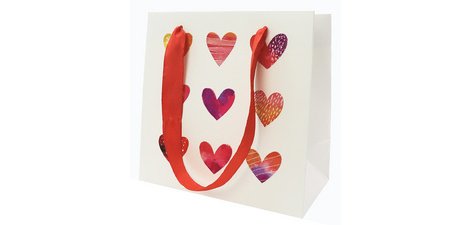 Sac cadeau 'Coeurs'