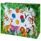 Sac cadeau XXL 'Animaux de la jungle'