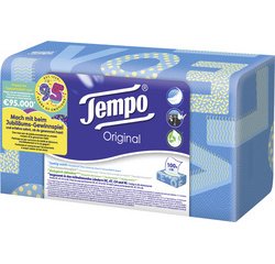 Mouchoirs Original, 4 couches, blanc, boîte de 100