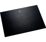 Tapis de souris 'the leather pad', en cuir, noir