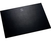 Tapis de souris 'the leather pad', en cuir, noir