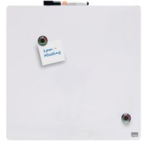 Tableau mémo carré, (L)360 x (H)360 mm, blanc