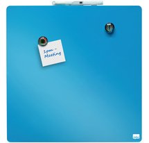 Tableau mémo carré, (L)360 x (H)360 mm, bleu