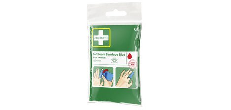 Pansement 'Soft Foam Bandage', bleu