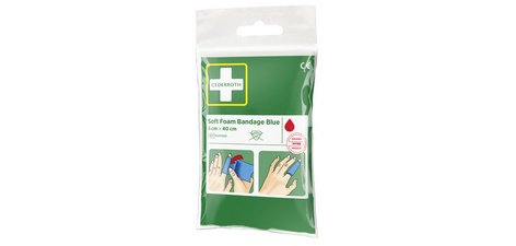 Pansement 'Soft Foam Bandage', bleu