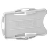 Porte-badge 'ECO', pour 2 badges, gris