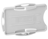 Porte-badge 'ECO', pour 2 badges, gris