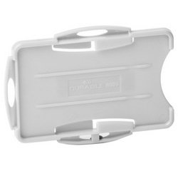 Porte-badge 'ECO', pour 2 badges, gris