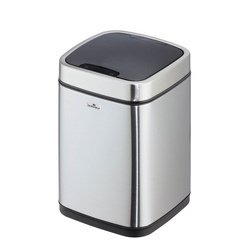 Poubelle automatique 'NO TOUCH', 6 litres, argent