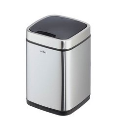 Poubelle automatique 'NO TOUCH', 12 litres, argent