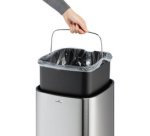 Poubelle automatique 'NO TOUCH', 35 litres, argent