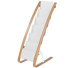 Porte-brochures, 6 compartiments, largeur: 340 mm,blanc