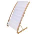 Porte-brochures, 6 compartiments, largeur: 340 mm,blanc
