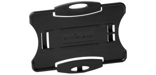 'ECO' badge holder, for 1 badge, black