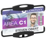 Porte-badge 'ECO', pour 1 badge, noir