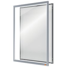 Porte-affiche mural Impression Pro, A3, argent