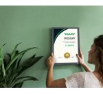 Porte-affiche mural Impression Pro, A3, argent