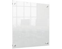 Tableau blanc mural acrylique, (L)600x (P)28 x (H)450mm