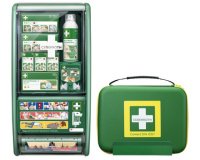 Station de premiers secours Norme 13157, équipée