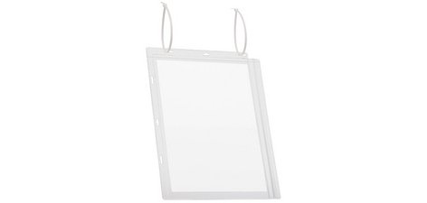 Pochette d'affichage, étanche, A3, avec serre-câblee