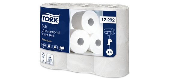 TORK Papier toilette, 2 couches, blanc