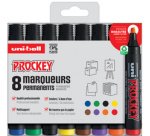 Marqueur permanent PROCKEY PM126/8 PF, set de 8