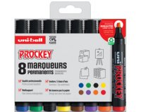 Marqueur permanent PROCKEY PM126/8 PF, set de 8