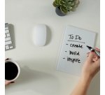 Bloc-notes en verre, (L)152 x (P)230 mm, set de 2