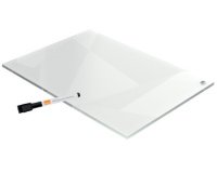 Tableau blanc/bloc-notes de bureau en acrylique, A4