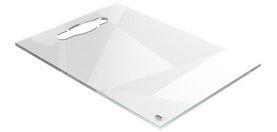 Tableau blanc/bloc-notes de bureau avec poignée, A4