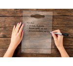 Tableau blanc/bloc-notes de bureau avec poignée, A4