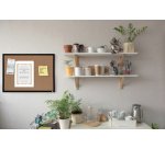 Tableau d'affichage en liège, (l)585 x (H)430 mm