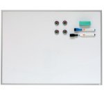 Tableau blanc 585 x 430 mm avec cadre en aluminium