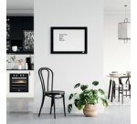 Tableau blanc mural, (L)585 x (H)430 mm,cadre plastique
