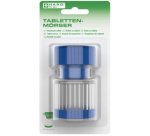 Verpulveraar van pillen, blauw/transparant