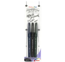 Arts Stylo de calligraphie Sign Pen Brush, noir