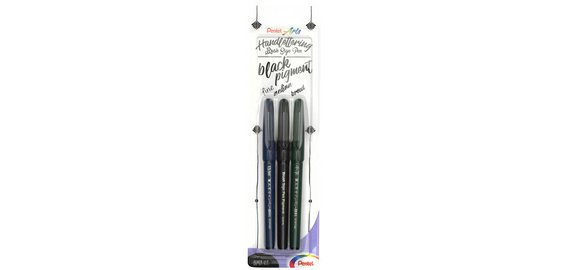 Arts Stylo de calligraphie Sign Pen Brush, noir