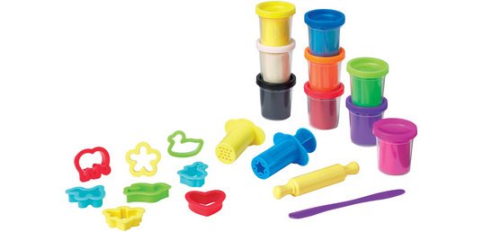 Creativ Modeling Clay with Accessories, 21 Pieces